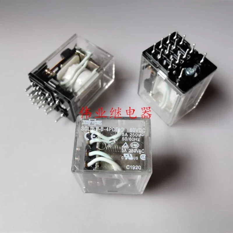 (Brand-new)1pcs/lot 100% original genuine relay:SCLD-P-B-4PDT-C 60VDC 14pins Intermediate relay
(Brand-new)1pcs/lot 100% original genuine relay:SCLD-P-B-4PDT-C 60VDC 14pins Intermediate relay