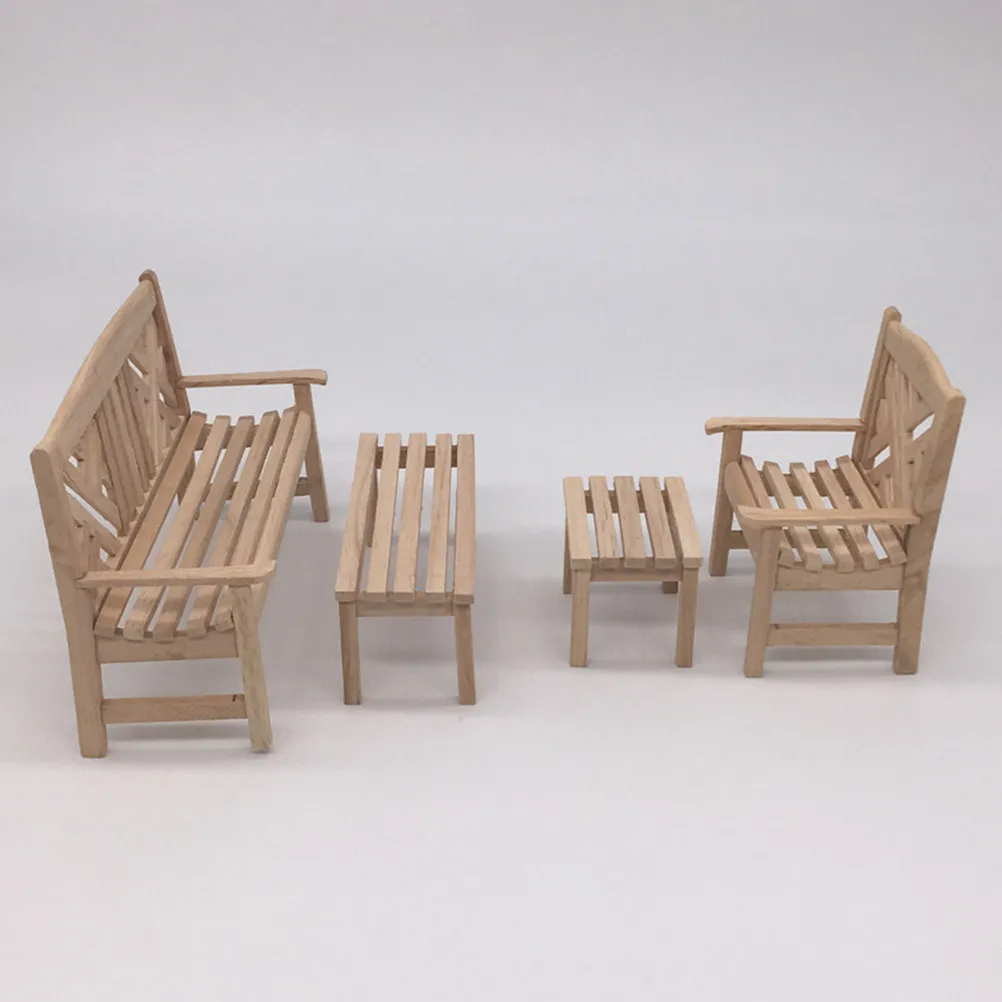 1Set Mini Furniture Ornaments Kit Sturdy Wooden Miniature Table Chairs Smooth Surface Safe for Children Party Birthday Decor
1Set Mini Furniture Ornaments Kit Sturdy Wooden Miniature Table Chairs Smooth Surface Safe for Children Party Birthday Decor