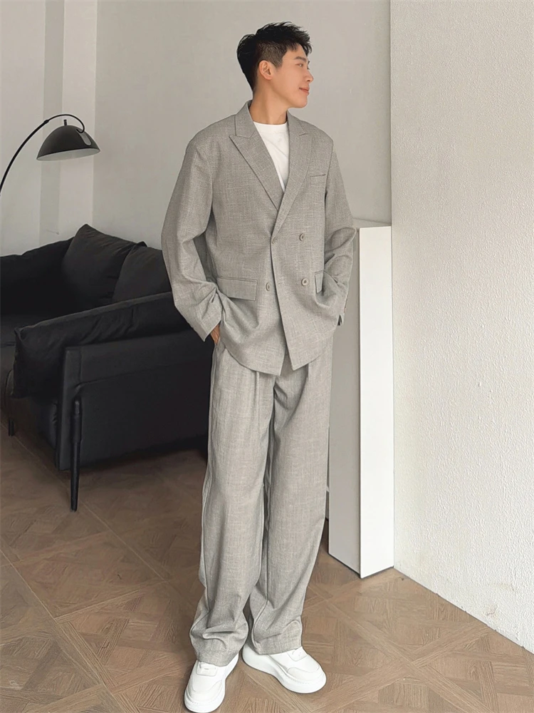 Ele Double-Breasted Men's Suit And Pants Casual Wedding Engagement Spring Collection High-End Retro Sle Two-Piece Set
Ele Double-Breasted Men's Suit And Pants Casual Wedding Engagement Spring Collection High-End Retro Sle Two-Piece Set