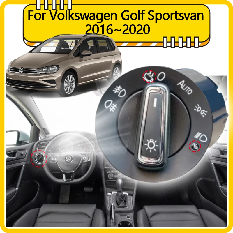 Автоматический переключатель фары для Volkswagen VW Golf Sportsvan 2016 2017 2018 2019 2020, автомобильные аксессуары, обновление управления искусственным пространством
Автоматический переключатель фары для Volkswagen VW Golf Sportsvan 2016 2017 2018 2019 2020, автомобильные аксессуары, обновление управления искусственным пространством