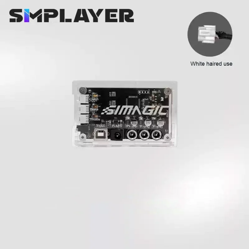 Simplayer Simagic P2000-HCB Haptic Control Box Suitable for P-HPR Haptic Pedal Reactors and White Crystal Head
Simplayer Simagic P2000-HCB Haptic Control Box Suitable for P-HPR Haptic Pedal Reactors and White Crystal Head