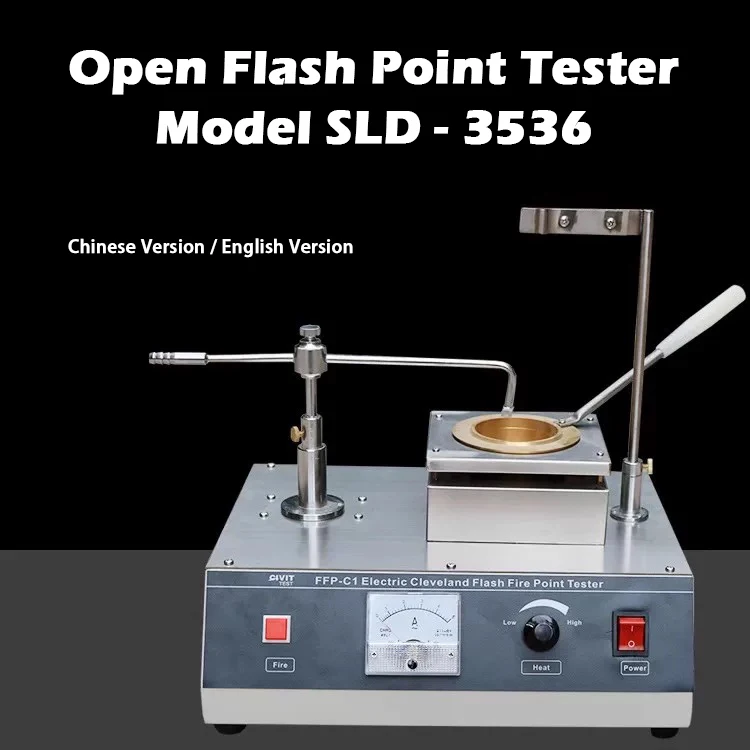 Open Flash Point and Burning Point Tester Open Cup Method Flash Point Tester Petroleum Asphalt Lubricating Oil Testing Machine
Open Flash Point and Burning Point Tester Open Cup Method Flash Point Tester Petroleum Asphalt Lubricating Oil Testing Machine