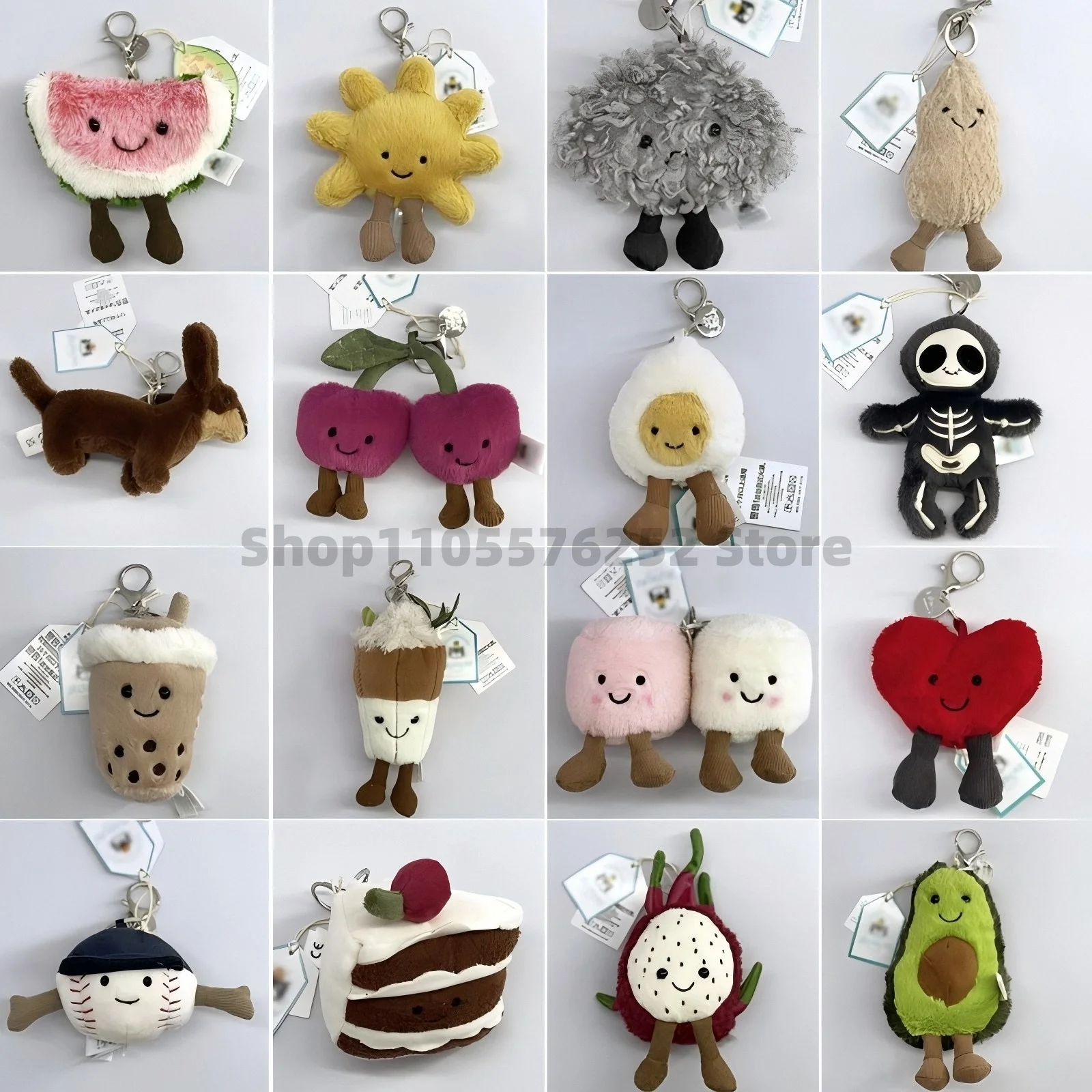 JC Golf ball plush keychain, grape keychain, jellyfish plush toy, hippopotamus, and plush elephant JC bag keychain
JC Golf ball plush keychain, grape keychain, jellyfish plush toy, hippopotamus, and plush elephant JC bag keychain