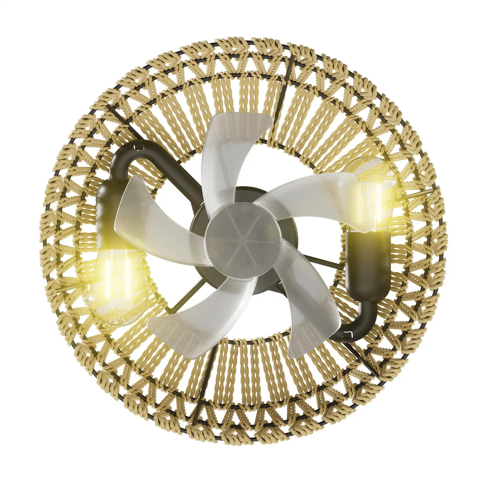 E27 Bohemian LED Ceiling Fan Light 28cm Wind Blower With Remote 3-Speed Dimmable LED Ceiling Fan For Bedroom Kitchen
E27 Bohemian LED Ceiling Fan Light 28cm Wind Blower With Remote 3-Speed Dimmable LED Ceiling Fan For Bedroom Kitchen