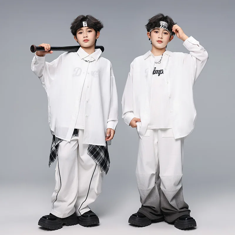 Kids Grils Boys Teen Streetwear Hip Hop Tshirt Pants Sets Children Jazz Costumes T-shirt Trousers Tracksuit Performance Clothing
Kids Grils Boys Teen Streetwear Hip Hop Tshirt Pants Sets Children Jazz Costumes T-shirt Trousers Tracksuit Performance Clothing