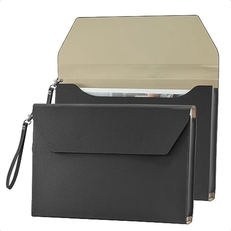 Expanding File Folder Organizer PU Leather Document Holder File Pocket Envelope Portfolio Bag with Hand Strap and Magnetic Clos
Expanding File Folder Organizer PU Leather Document Holder File Pocket Envelope Portfolio Bag with Hand Strap and Magnetic Clos
