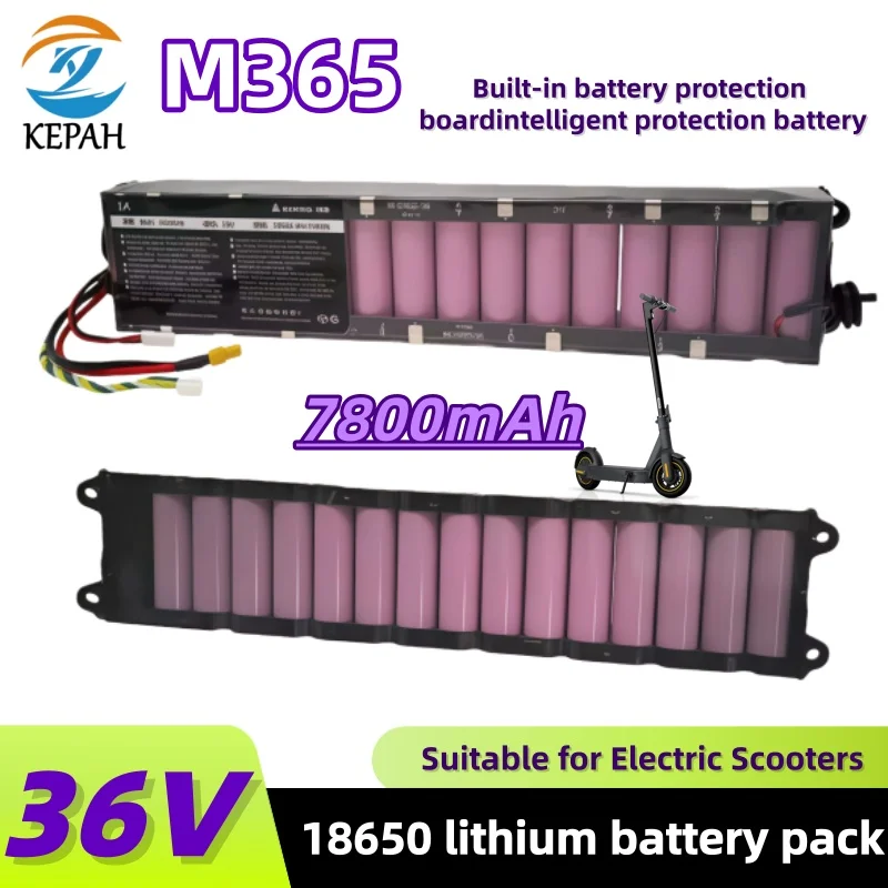 New 36V 7800mAh 18650 Li-ion Battery Pack|Special for M365/M365Pro Electric Scooter
New 36V 7800mAh 18650 Li-ion Battery Pack|Special for M365/M365Pro Electric Scooter