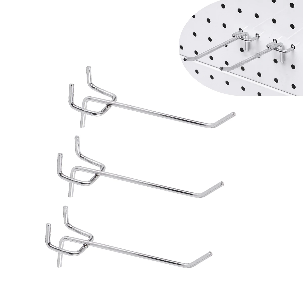 50pcs Metal Hooks Pegboard Display Kitchen Shelf Pegs Wall Hangers Wardrobe Storage Bathroom Door Back Hanging Solution
50pcs Metal Hooks Pegboard Display Kitchen Shelf Pegs Wall Hangers Wardrobe Storage Bathroom Door Back Hanging Solution