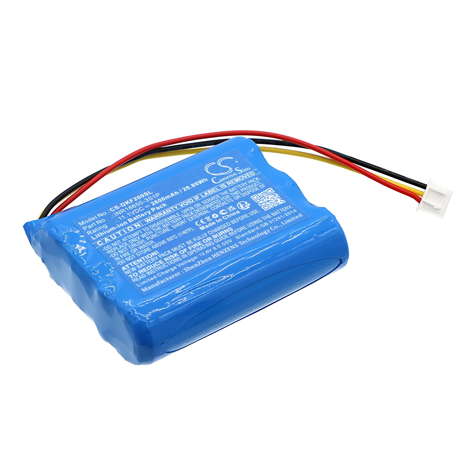CS Replacement Battery For DOCKIN D Fine, D Fine 2, D Fine+ 2 INR18650-3S1P 2600mAh / 28.86Wh
CS Replacement Battery For DOCKIN D Fine, D Fine 2, D Fine+ 2 INR18650-3S1P 2600mAh / 28.86Wh