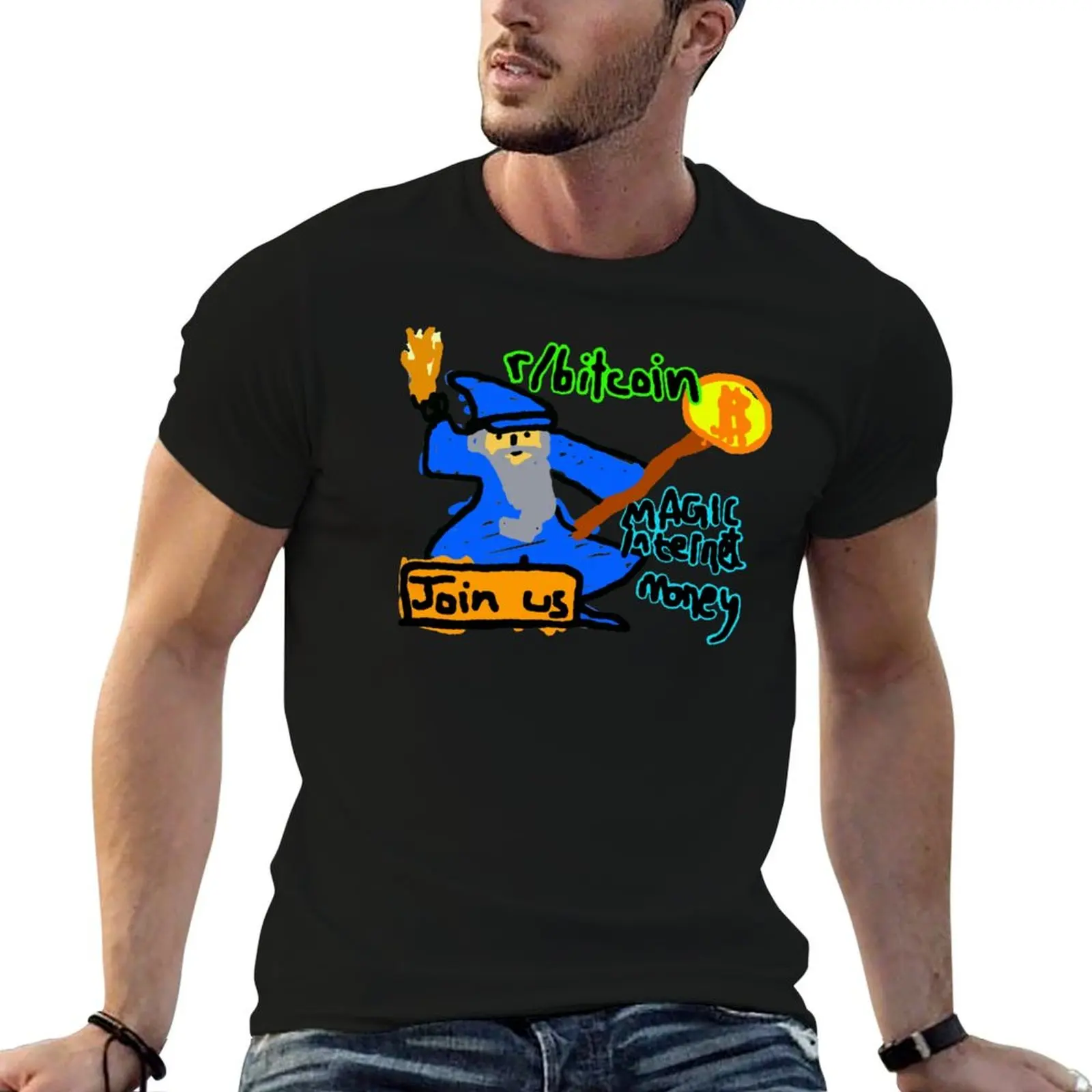 Bitcoin - Magic Internet Money T-Shirt custom t shirt rapper graphic tees graphics t shirt men 100℅ cotton
Bitcoin - Magic Internet Money T-Shirt custom t shirt rapper graphic tees graphics t shirt men 100℅ cotton