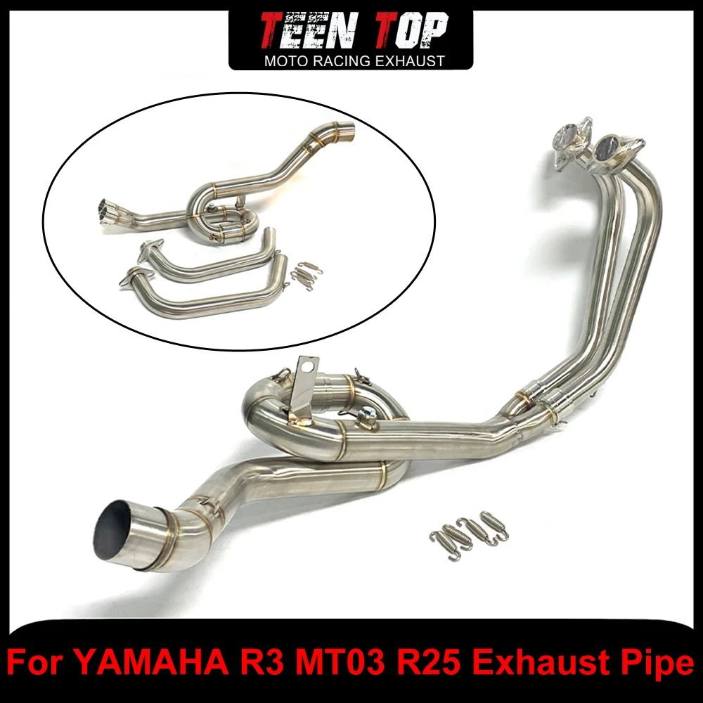 For YAMAHA R3 MT03 R25 Exhaust Elbow Front Link Pipe Stainless Steel 51mm Motorcycle Escape Exhaust R3 Connection Pipe
For YAMAHA R3 MT03 R25 Exhaust Elbow Front Link Pipe Stainless Steel 51mm Motorcycle Escape Exhaust R3 Connection Pipe