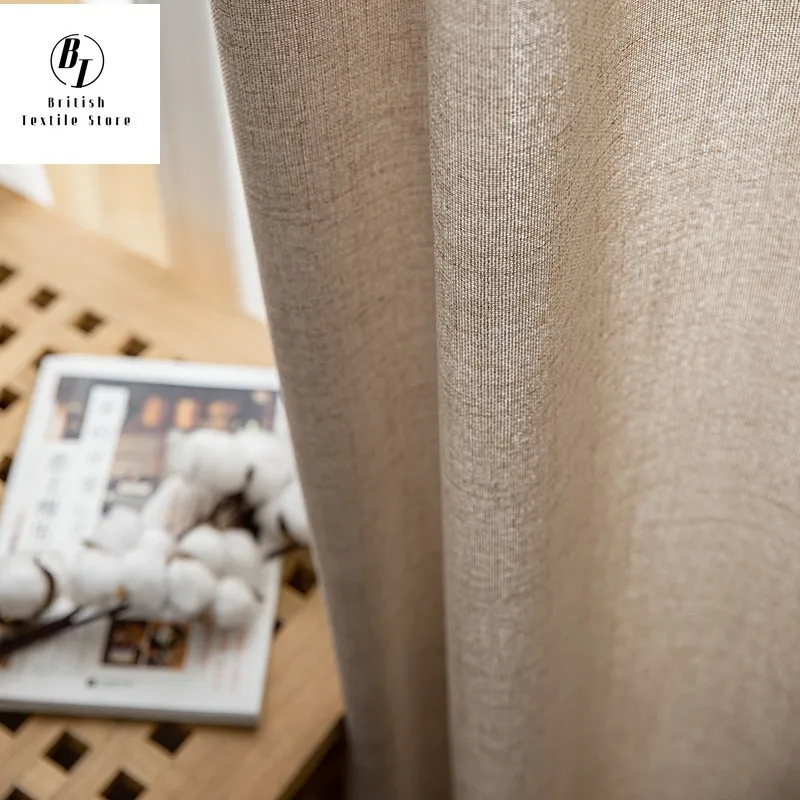 Thickened Japanese-style Living Room Bedroom Bay Cotton and Linen Curtains White Gauze Floor-to-ceiling Window Curtain Fabrics
Thickened Japanese-style Living Room Bedroom Bay Cotton and Linen Curtains White Gauze Floor-to-ceiling Window Curtain Fabrics