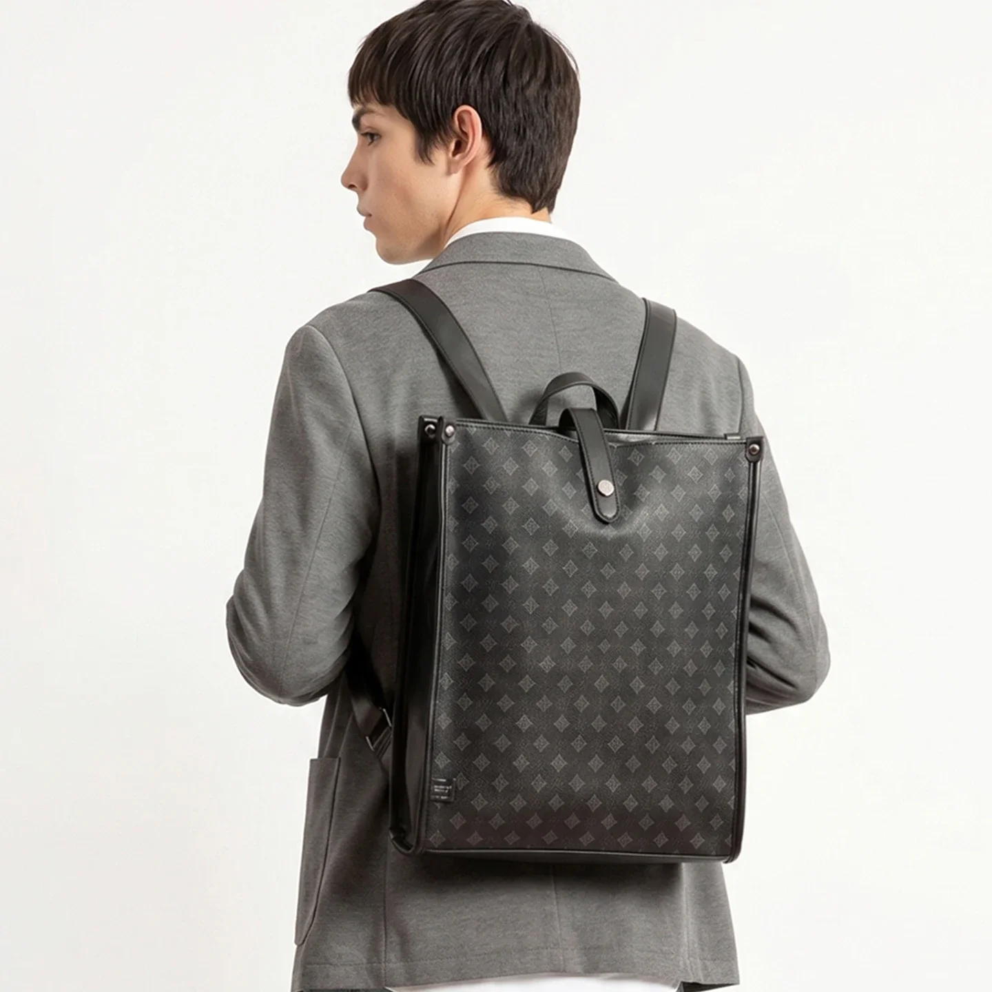 PU Leather All-Over Print Backpack Casual Daypack Men Women with Laptop Compartment for Commute Office College School Bags
PU Leather All-Over Print Backpack Casual Daypack Men Women with Laptop Compartment for Commute Office College School Bags