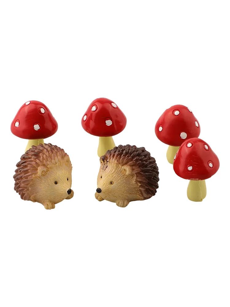 Outdoor Wild Garden Resin Hedgehogs And Wood Mushroom Accessories Mini Garden For Plant Bonsai Craft Decor Supplies
Outdoor Wild Garden Resin Hedgehogs And Wood Mushroom Accessories Mini Garden For Plant Bonsai Craft Decor Supplies