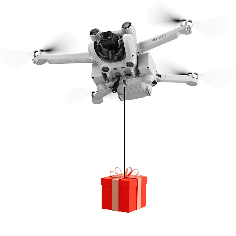 Система Airdrop для DJI Mini 3/3 Pro Drone Thrower, свадебное предложение, устройство доставки, аксессуар
Система Airdrop для DJI Mini 3/3 Pro Drone Thrower, свадебное предложение, устройство доставки, аксессуар