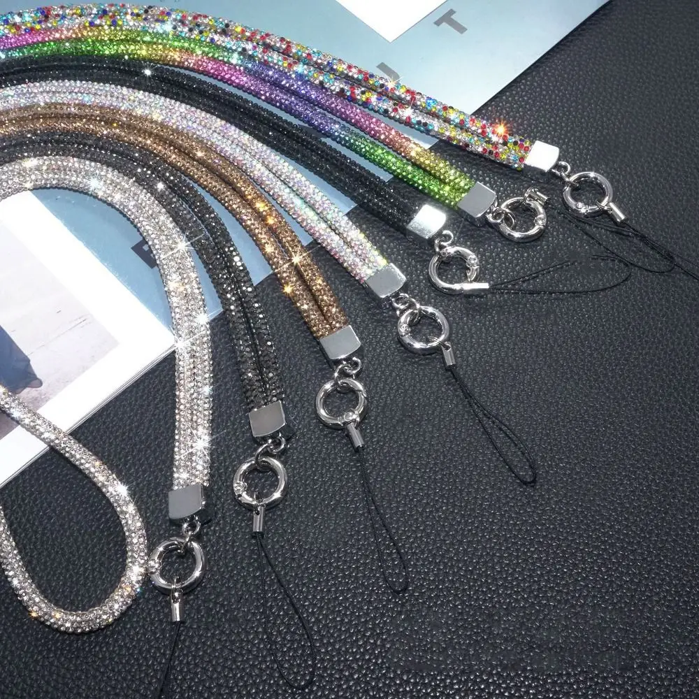 CHAOYIIAN Luxury Crystal Phone Rhinestone Lanyard Bright Bling Bling Anti-lost Phone Rope Neck Hanging Chain Phone Accessories
CHAOYIIAN Luxury Crystal Phone Rhinestone Lanyard Bright Bling Bling Anti-lost Phone Rope Neck Hanging Chain Phone Accessories