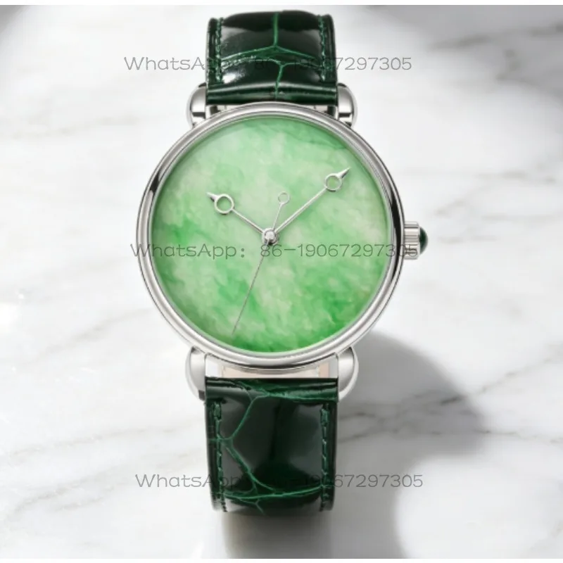 Da Qin Wang Jian Emerald Flowing Light Huasuo High-end Jade Watch Mechanical Movement Men's Watch
Da Qin Wang Jian Emerald Flowing Light Huasuo High-end Jade Watch Mechanical Movement Men's Watch