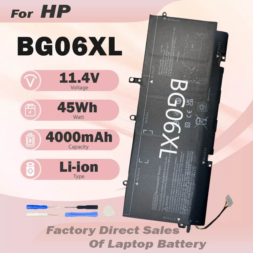BG06XL 45Wh HSTNN-IB6Z Laptop Battery For HP EliteBook 1040 G3 (P4P90PT) Series 804175-1B1 HSTNN-Q99C 804175-181 804175-1C1
BG06XL 45Wh HSTNN-IB6Z Laptop Battery For HP EliteBook 1040 G3 (P4P90PT) Series 804175-1B1 HSTNN-Q99C 804175-181 804175-1C1