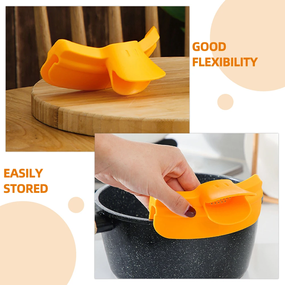 Silicone Soup Pour Funnel High Temp Resistant Reusable Strainers Pot Edge Pouring Gadgets Anti Spill Draining Kitchen
Silicone Soup Pour Funnel High Temp Resistant Reusable Strainers Pot Edge Pouring Gadgets Anti Spill Draining Kitchen