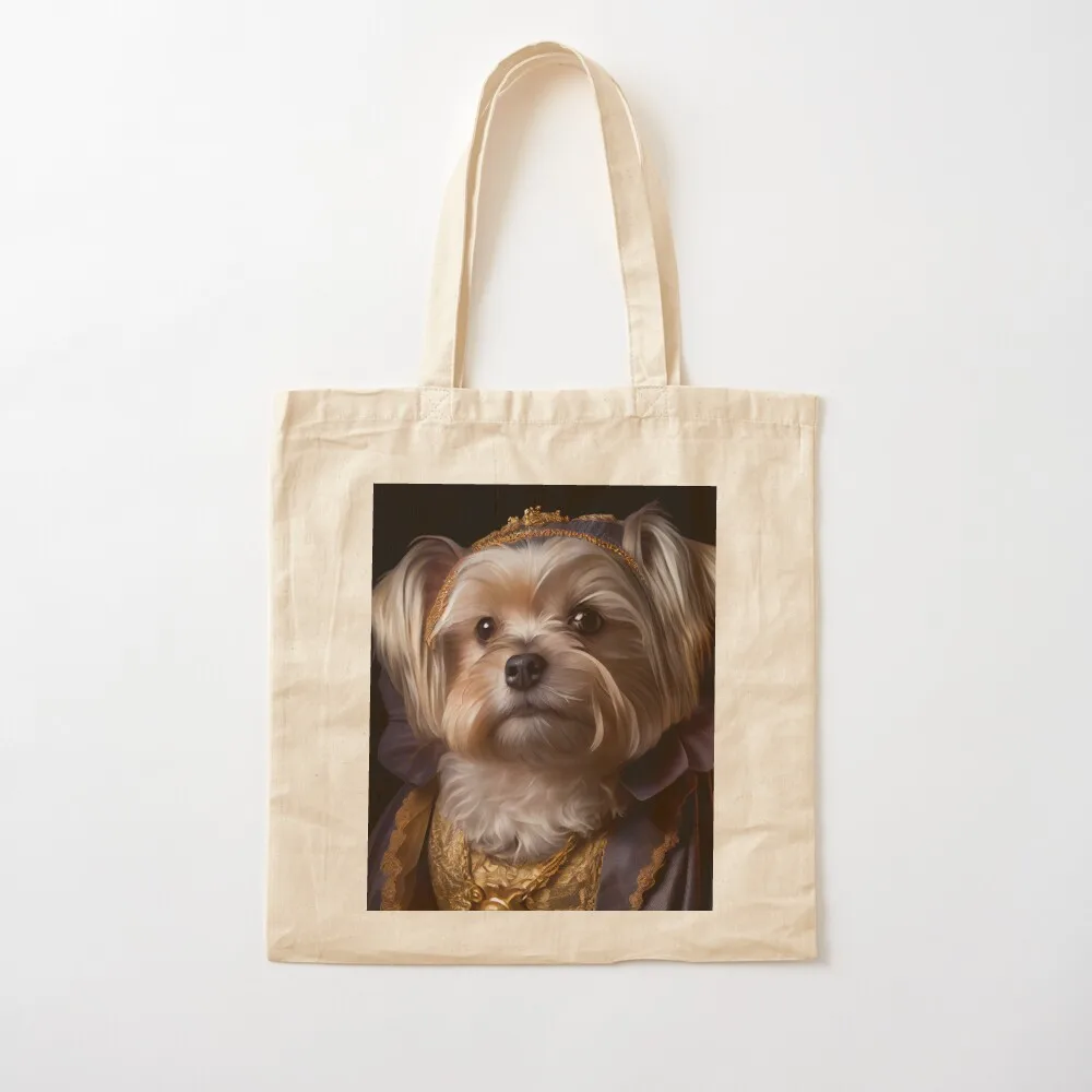 King Yorkshire Terrier Dog Breed Portrait Royal Renaissance Animal Painting Tote Bag
King Yorkshire Terrier Dog Breed Portrait Royal Renaissance Animal Painting Tote Bag
