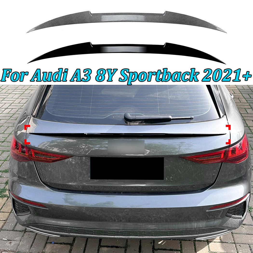 Для Audi A3 8Y Sportback 2021 + спойлер заднего багажника, крыла Спойлер на крышу, крылья багажника, спойлер, крылья, губы, аксессуары для украшения автомобиля
Для Audi A3 8Y Sportback 2021 + спойлер заднего багажника, крыла Спойлер на крышу, крылья багажника, спойлер, крылья, губы, аксессуары для украшения автомобиля