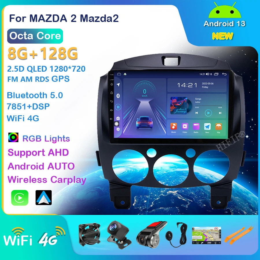Автомобильный Android-радио, мультимедийный плеер для MAZDA 2 Mazda2 2007 2008 2009 2010 2011 2012 2013 2014 GPS Navi 2din 2 din, авторадио
Автомобильный Android-радио, мультимедийный плеер для MAZDA 2 Mazda2 2007 2008 2009 2010 2011 2012 2013 2014 GPS Navi 2din 2 din, авторадио