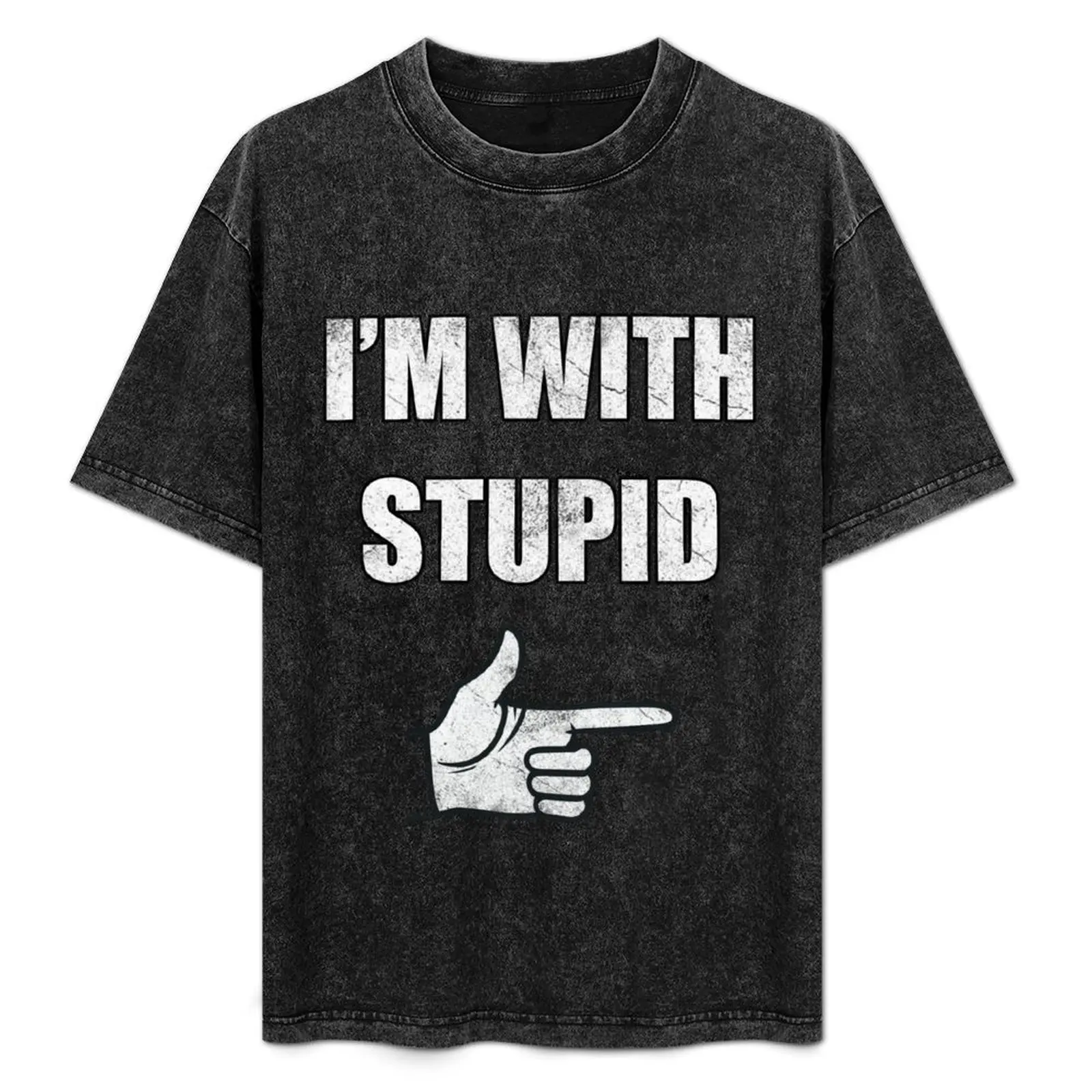 I'm with stupid T-Shirt Anti-Perspiration Workout Top
I'm with stupid T-Shirt Anti-Perspiration Workout Top