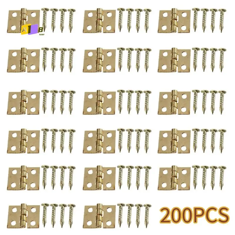 A08F-200PCS Mini Hinges Metal Hinges 1/12 Toy Room Miniature Furniture Cabinet Closet
A08F-200PCS Mini Hinges Metal Hinges 1/12 Toy Room Miniature Furniture Cabinet Closet