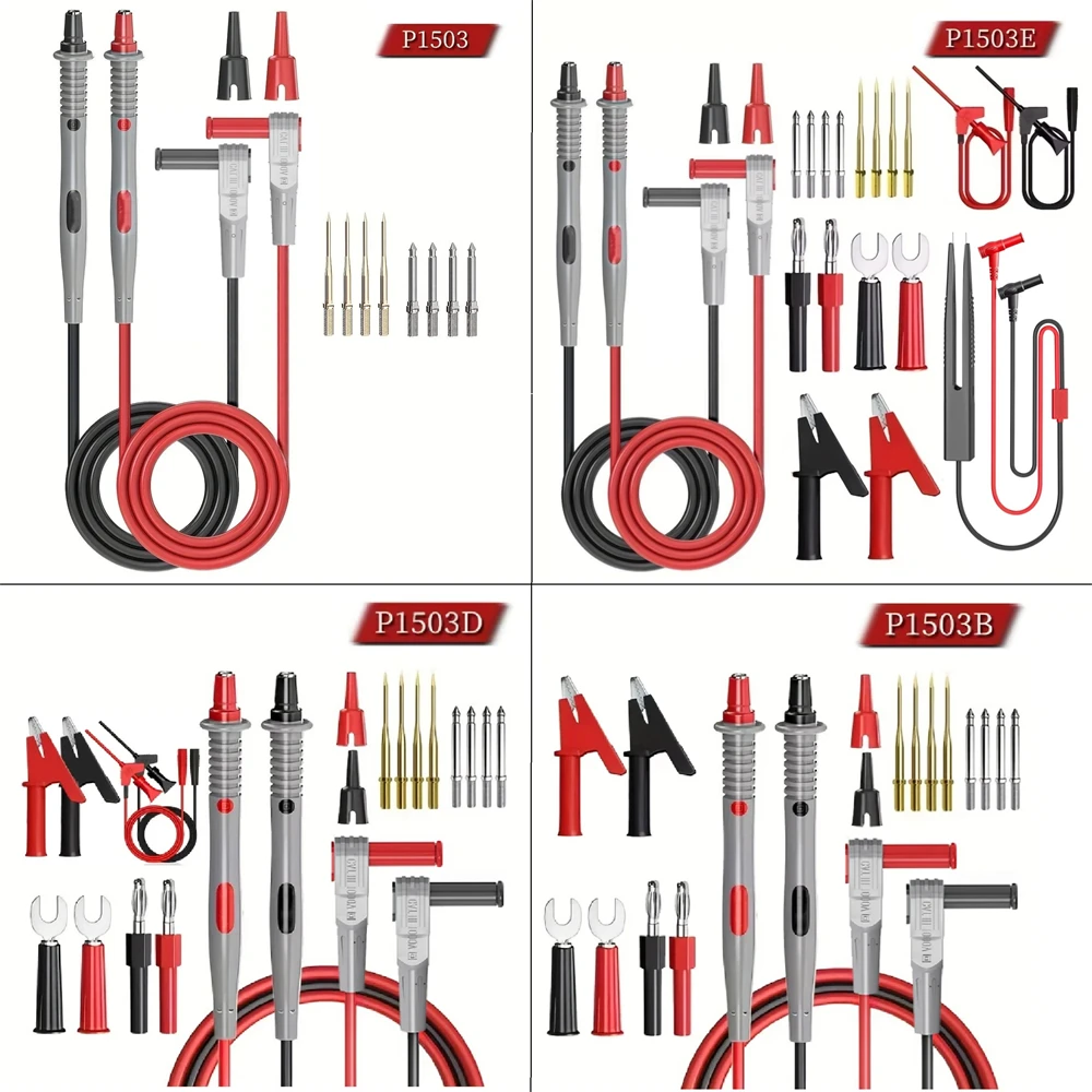 Cleqee Multimeter probe probes replaceable needles test leads kits probes for digital multimeter cable feeler for multimeter
Cleqee Multimeter probe probes replaceable needles test leads kits probes for digital multimeter cable feeler for multimeter