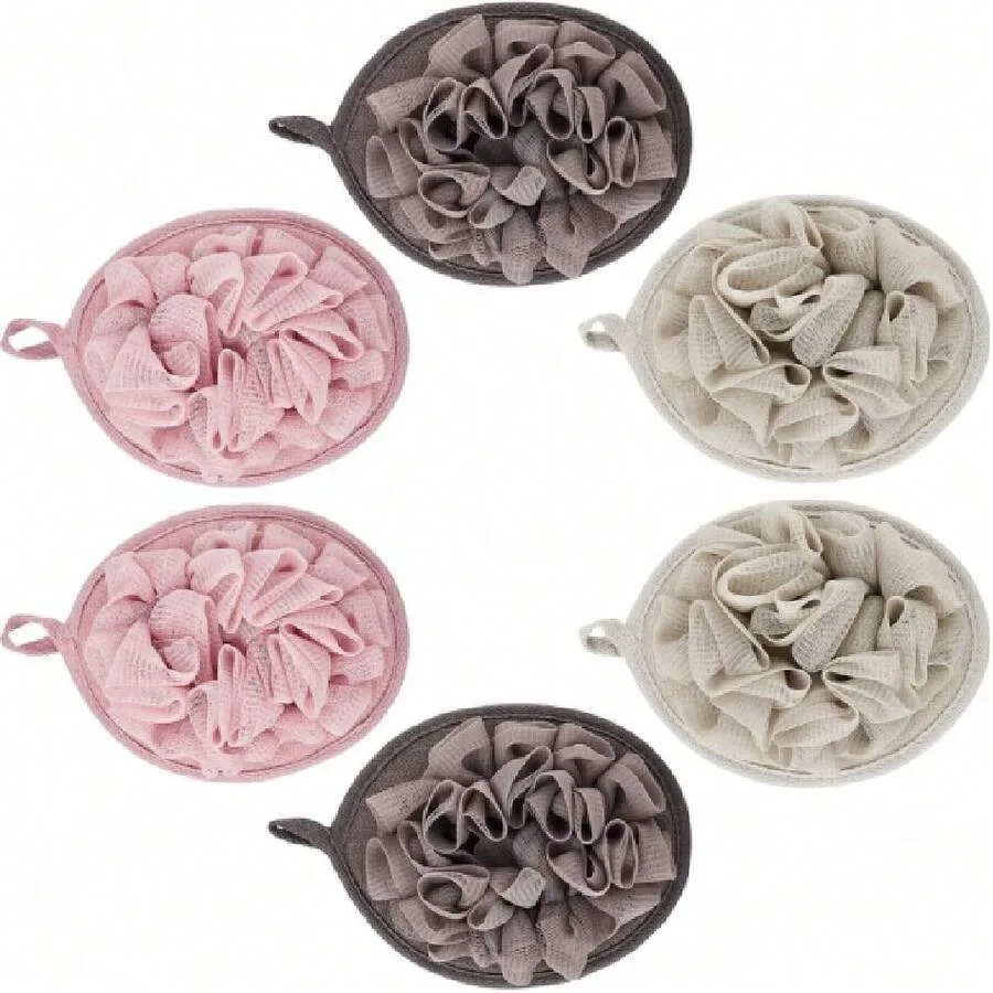 【New style】6 Pcs Bath Shower Pouf Sponge Mesh Pouf Shower Ball Exfoliating Body Sponge Pad Scrubber Glove With Flower Bath Ball
【New style】6 Pcs Bath Shower Pouf Sponge Mesh Pouf Shower Ball Exfoliating Body Sponge Pad Scrubber Glove With Flower Bath Ball