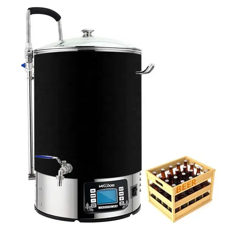 Домашнее пивоварение из нержавеющей стали Mash Tun 40 л/60 л Автоматическая универсальная микропивоваренная система Guten
Домашнее пивоварение из нержавеющей стали Mash Tun 40 л/60 л Автоматическая универсальная микропивоваренная система Guten