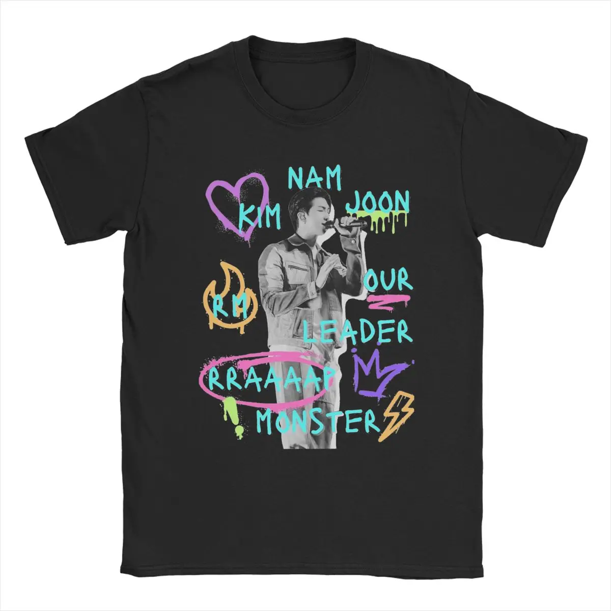 RM Namjoon Kpop Men T Shirts Novelty Tee Shirt Short Sleeve Round Neck T-Shirts Cotton Original Tops
RM Namjoon Kpop Men T Shirts Novelty Tee Shirt Short Sleeve Round Neck T-Shirts Cotton Original Tops