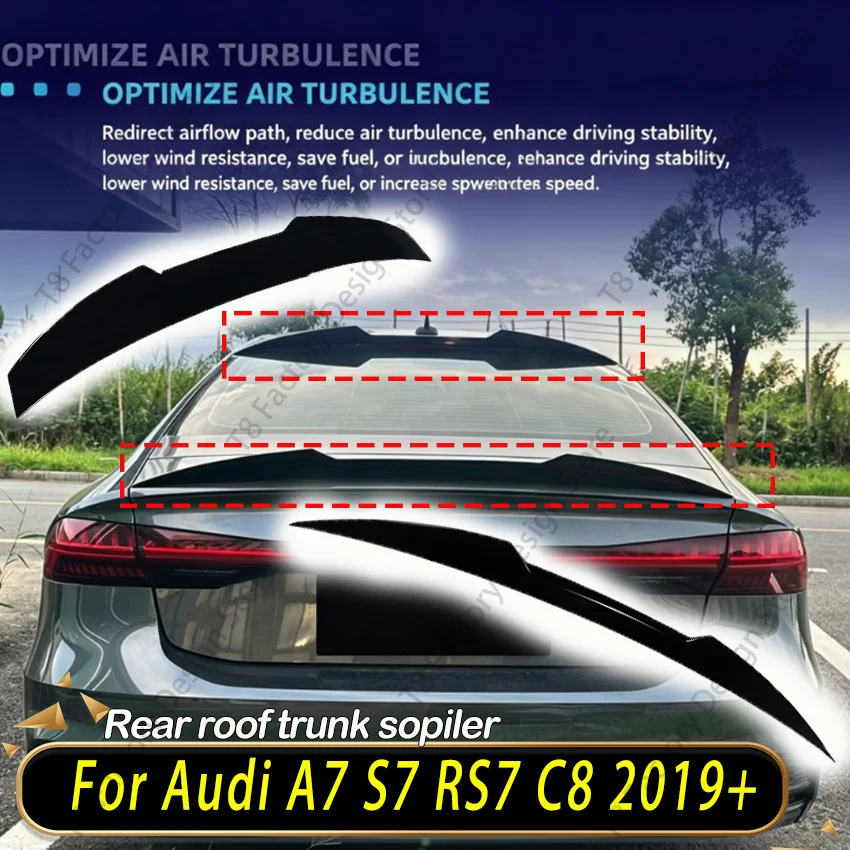 For Audi A7 S7 RS7 C8 2019 2020 2021 2022+ Rear Roof Trunk Sopiler Lip Bumper Top Wing Middle Wing Duck Tail Body Kit Tuning
For Audi A7 S7 RS7 C8 2019 2020 2021 2022+ Rear Roof Trunk Sopiler Lip Bumper Top Wing Middle Wing Duck Tail Body Kit Tuning