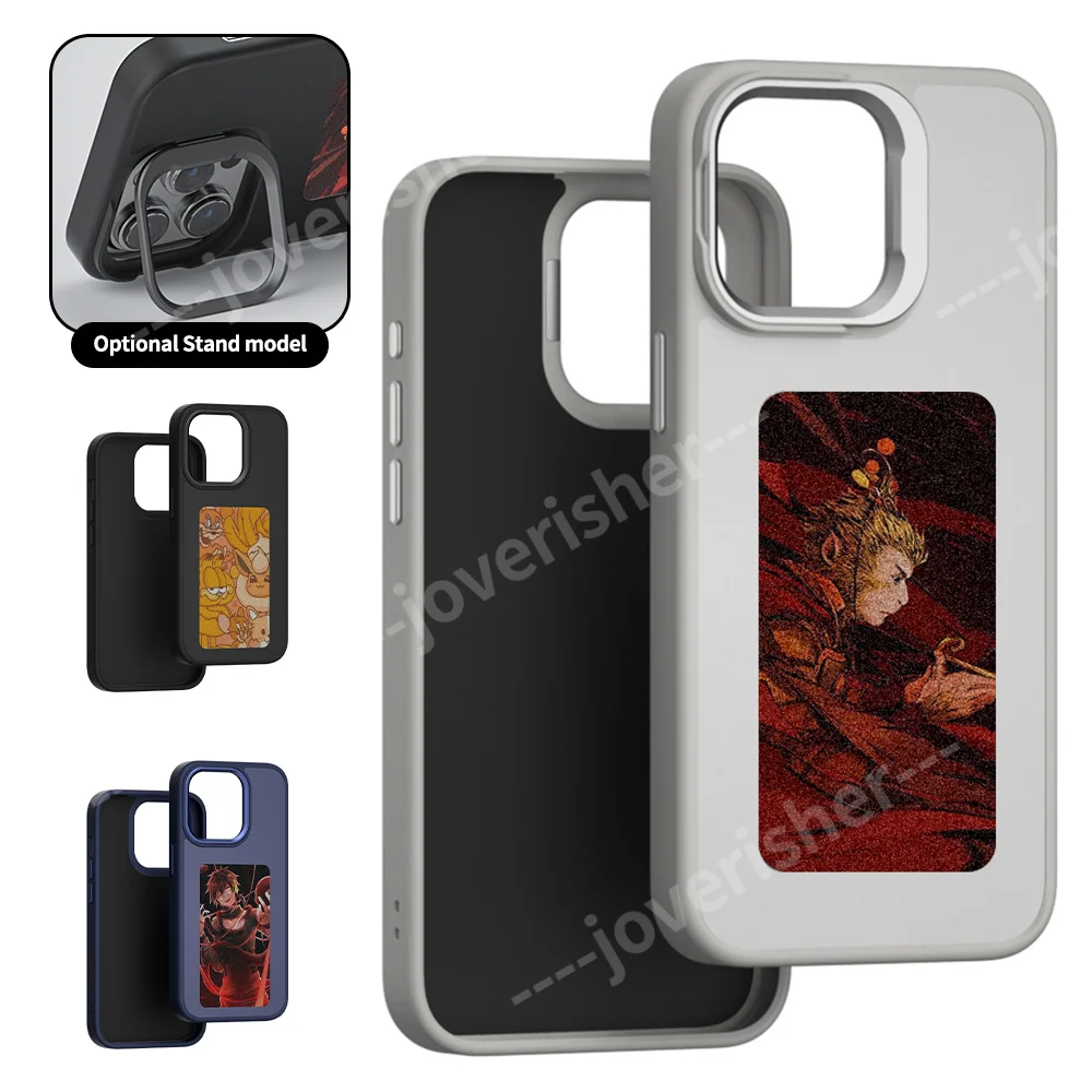 Phone Case For iPhone 15 14 13 Pro Max NFC New-tech Stand Function 4 Color DIY Cases E ink Screen Phone Cover Holder Cartoon
Phone Case For iPhone 15 14 13 Pro Max NFC New-tech Stand Function 4 Color DIY Cases E ink Screen Phone Cover Holder Cartoon