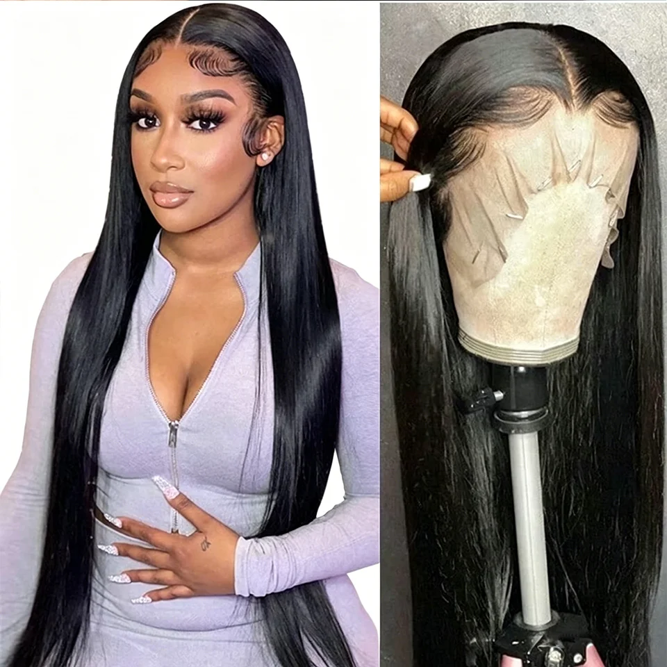 260% 40Inch Straight Lace Front Wigs Human Hair 13x5 HD Lace Frontal Wig Bone Straight Human Hair Wig Pre Plucked For Women
260% 40Inch Straight Lace Front Wigs Human Hair 13x5 HD Lace Frontal Wig Bone Straight Human Hair Wig Pre Plucked For Women