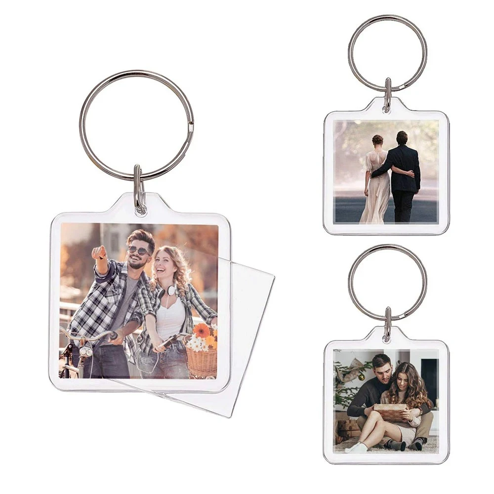 100Pcs Square Custom For DIY Picture Frames Keyring Clear Blank Photo Insert Keychains Acrylic Photo Frame Keychain
100Pcs Square Custom For DIY Picture Frames Keyring Clear Blank Photo Insert Keychains Acrylic Photo Frame Keychain