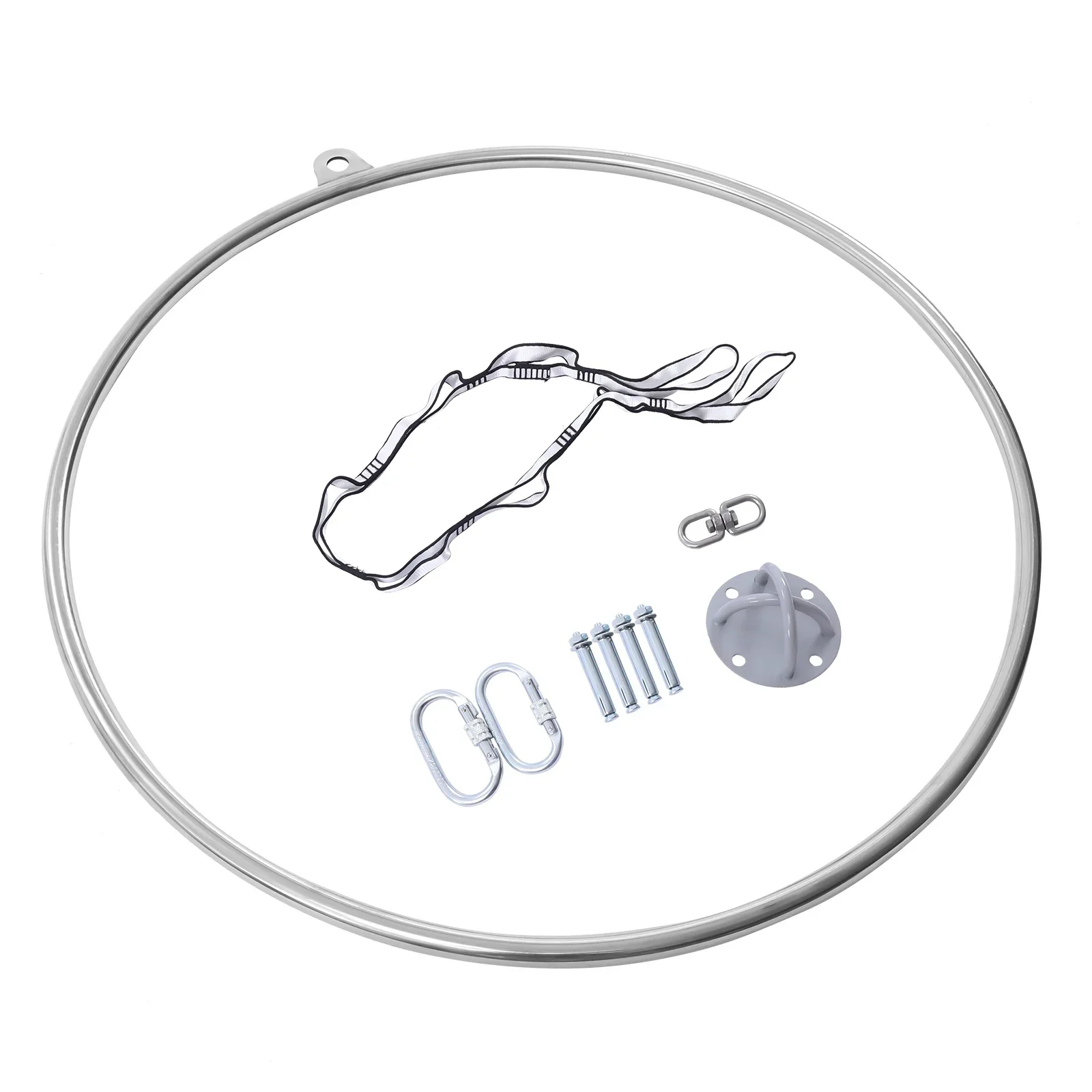 90cm Aerial Lyra Hoop Gymnastic Equipment Lifting Ring Yoga Ring Dance Stainless Home Fitness Magic for Yoga Studio/Home Fitness
90cm Aerial Lyra Hoop Gymnastic Equipment Lifting Ring Yoga Ring Dance Stainless Home Fitness Magic for Yoga Studio/Home Fitness