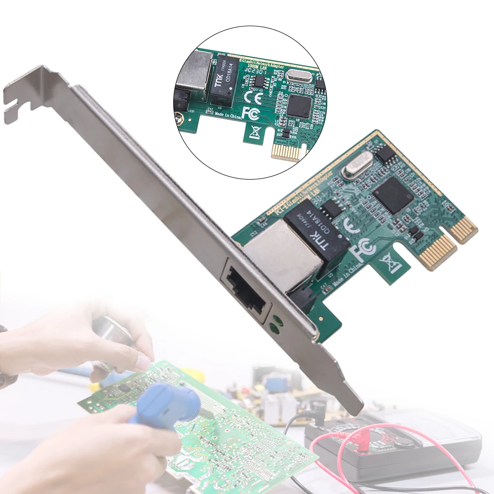 10/100/1000M Gigabit Ethernet LAN PCI Network Controller Card RJ-45 LAN Network Card Desktop Gigabit Ethernet Lan Network Card
10/100/1000M Gigabit Ethernet LAN PCI Network Controller Card RJ-45 LAN Network Card Desktop Gigabit Ethernet Lan Network Card