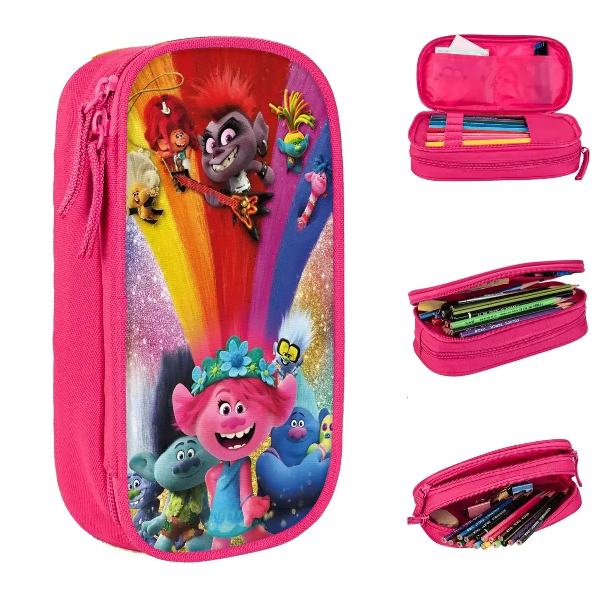 Movie Cartoon Trolls Pencil Case Anime Pencil Box Pen Holder for Student Big Capacity Bag School Supplies Cosmetic Stationery
Movie Cartoon Trolls Pencil Case Anime Pencil Box Pen Holder for Student Big Capacity Bag School Supplies Cosmetic Stationery