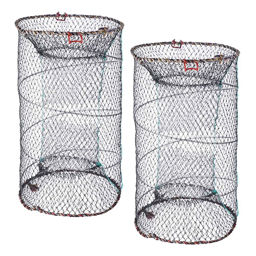 2pcs Foldable Fishing Net 17X10Inch Collapsible Fish Shrimp Crab Trap Basket Fine Mesh Durable Outdoor Fishing Supplies For
2pcs Foldable Fishing Net 17X10Inch Collapsible Fish Shrimp Crab Trap Basket Fine Mesh Durable Outdoor Fishing Supplies For