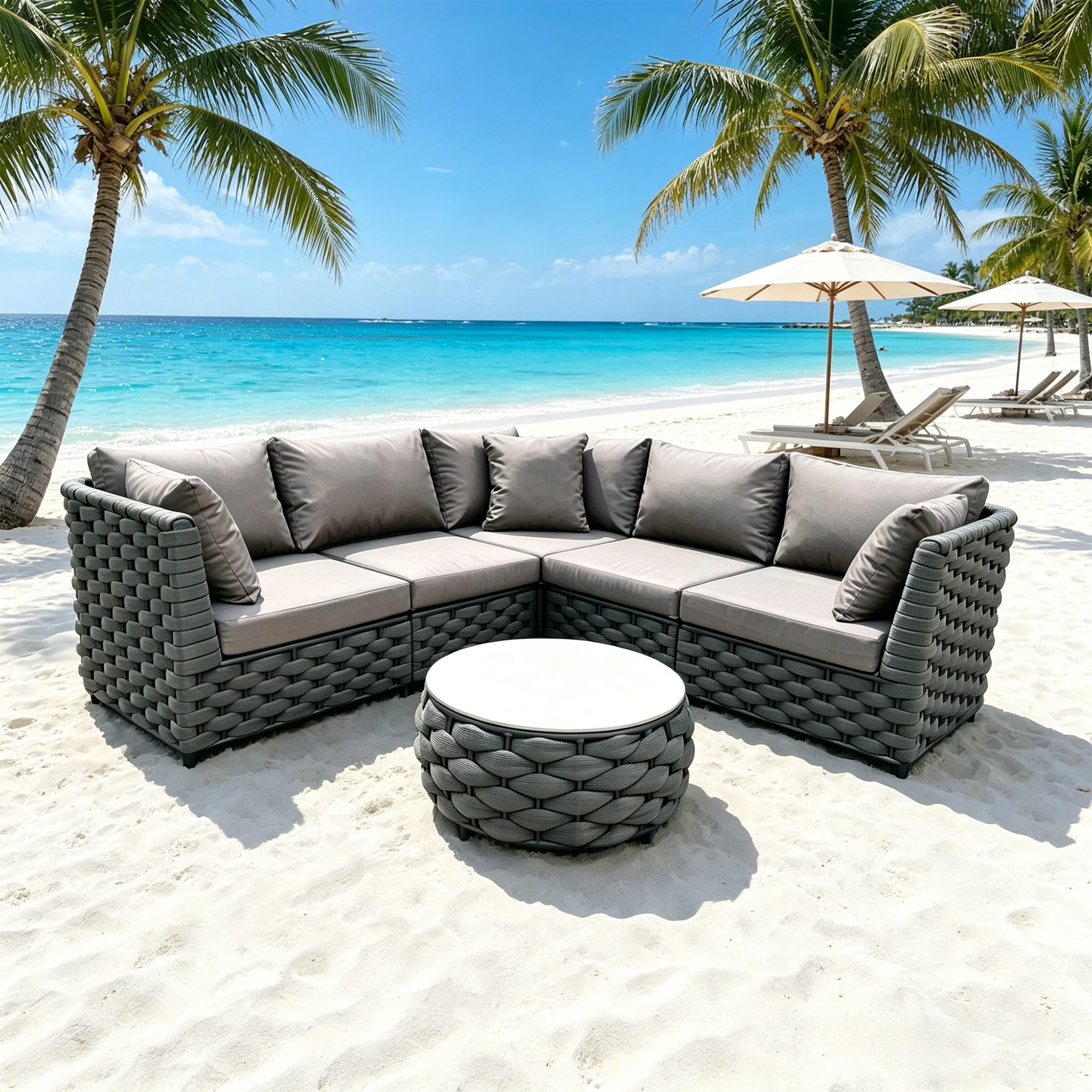 New Design Luxury Modern Metal Garden Set Outdoor Furniture Restaurant Sofa Sets
New Design Luxury Modern Metal Garden Set Outdoor Furniture Restaurant Sofa Sets
