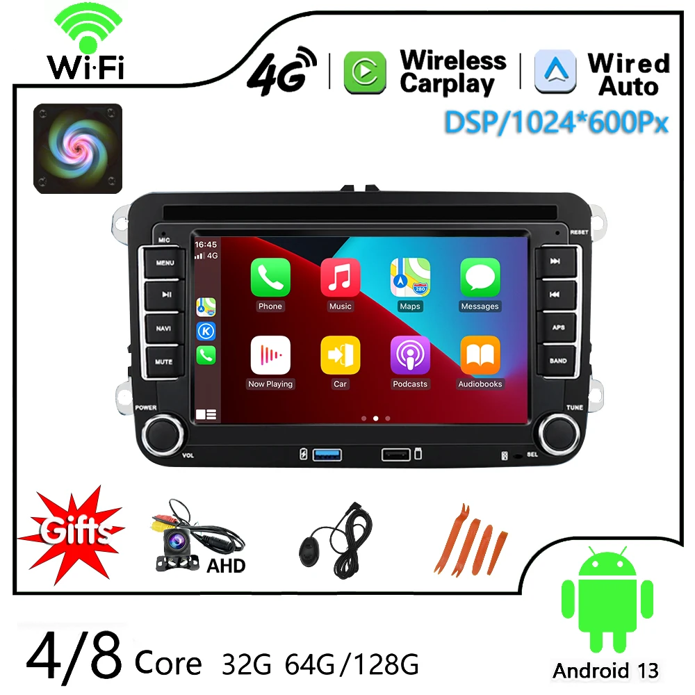 7"Android 13 Autoradio For Volkswagen Passat b6 b7 golf 5 6 GTI Plas Polo Jetta Skoda Car Radio Multimedia Player GPS WiFi Carpl
7"Android 13 Autoradio For Volkswagen Passat b6 b7 golf 5 6 GTI Plas Polo Jetta Skoda Car Radio Multimedia Player GPS WiFi Carpl