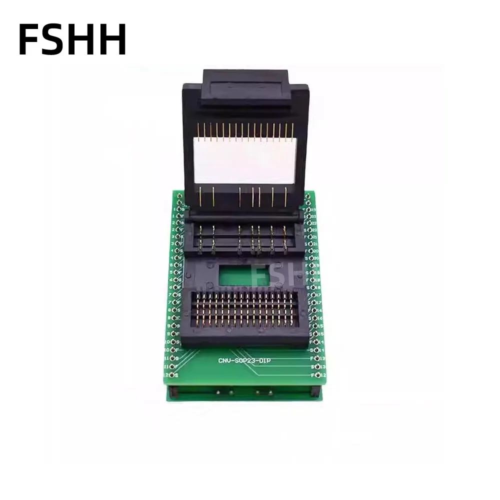 Тестовая розетка Clamshell SOP23 Адаптер программатора SOIC23 с шагом 1,778 мм
Тестовая розетка Clamshell SOP23 Адаптер программатора SOIC23 с шагом 1,778 мм