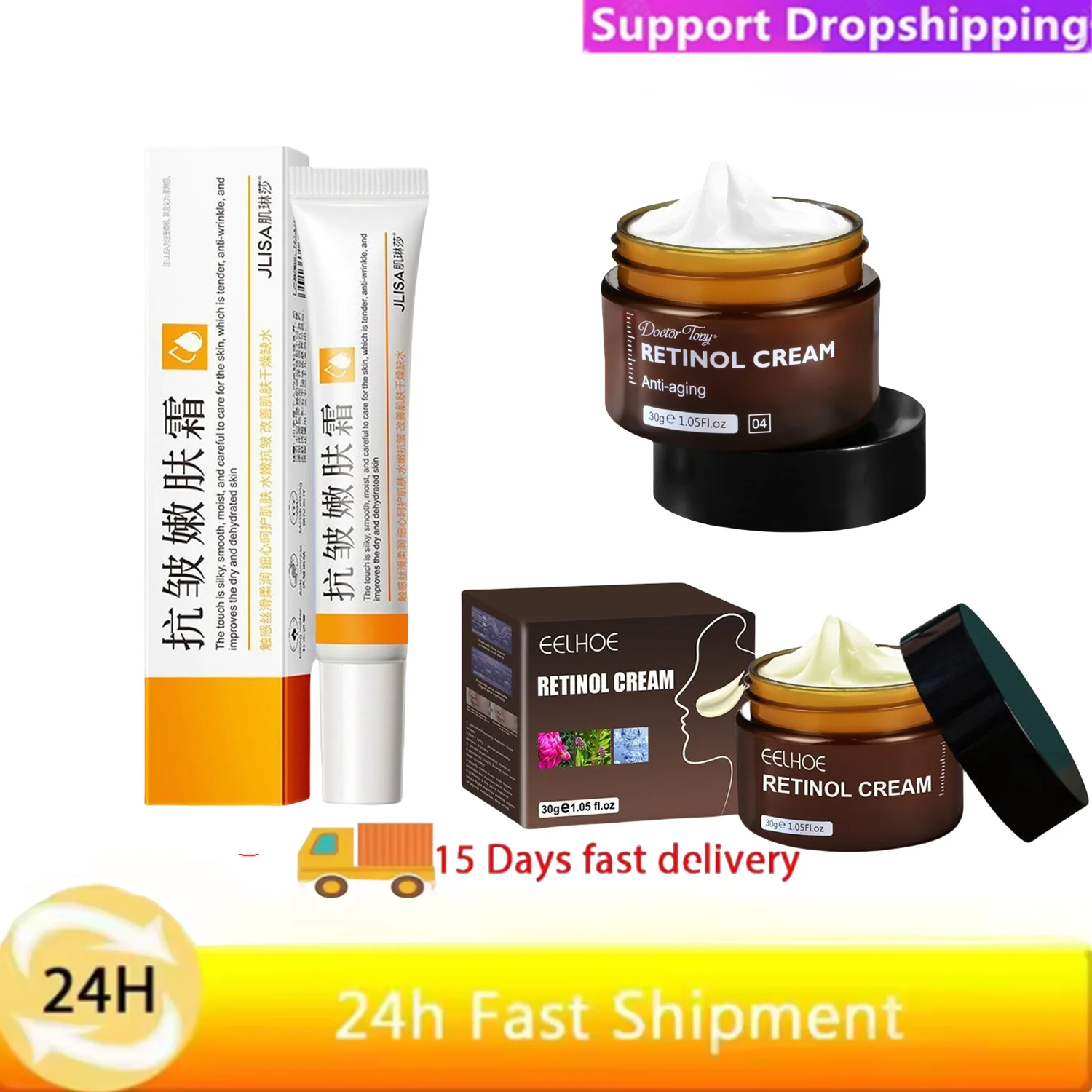 Instant Wrinkle Removal Face Cream Lifting Anti-aging Fade Fine Lines Hyaluronic Acid Whitening Moisturizing Skin For Women Men
Instant Wrinkle Removal Face Cream Lifting Anti-aging Fade Fine Lines Hyaluronic Acid Whitening Moisturizing Skin For Women Men