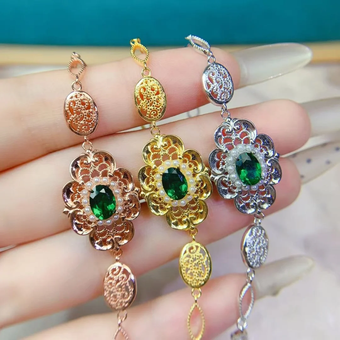 Luxury Lustrous Natural Diopside Bracelet S925 Sterling Silver Adjustable Chain Classy Brilliant Jewelry for Her
Luxury Lustrous Natural Diopside Bracelet S925 Sterling Silver Adjustable Chain Classy Brilliant Jewelry for Her