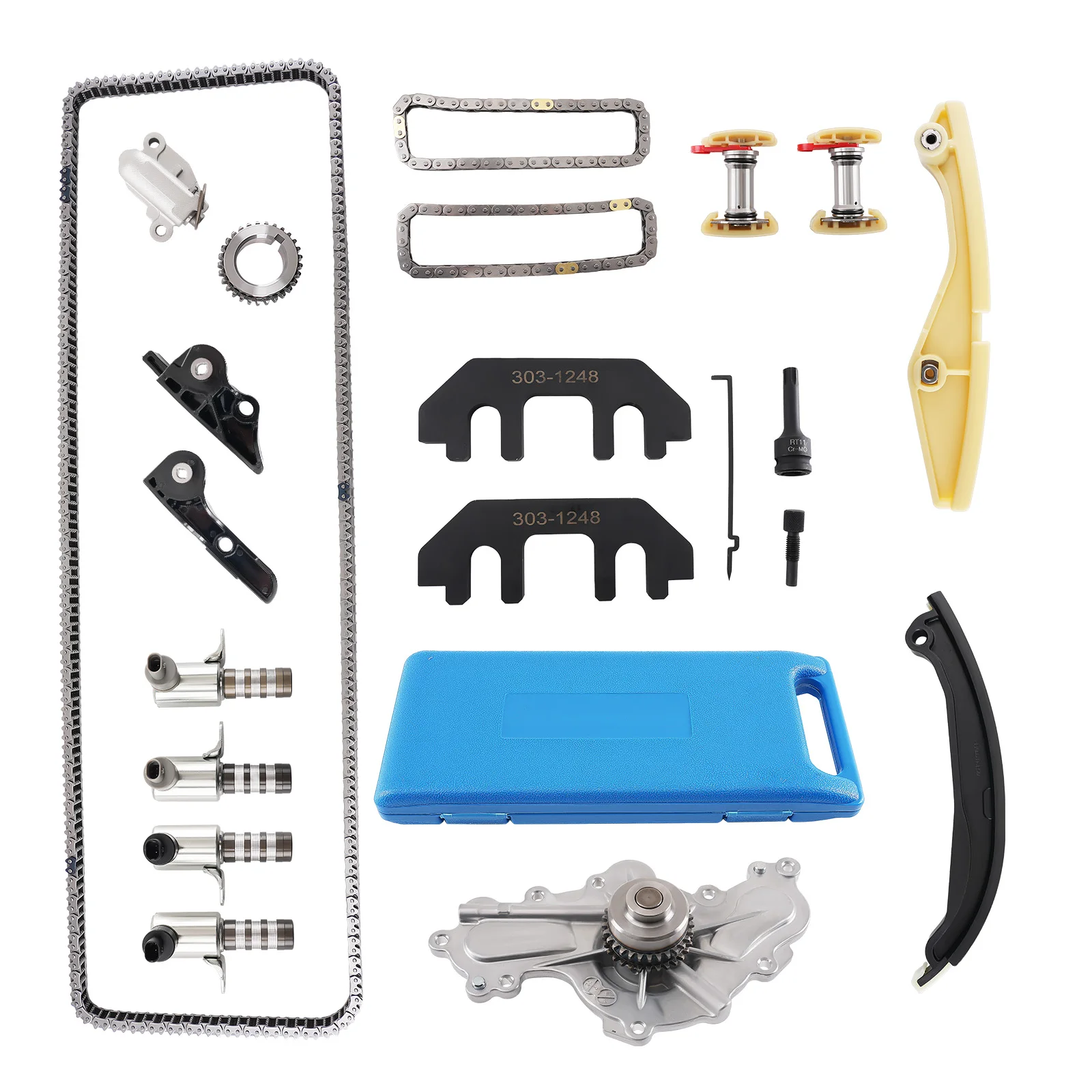 Timing Chain Kit for Ford Edge/Explorer/Flex 3.5L 3.7L 2011-2019 95686 S995
Timing Chain Kit for Ford Edge/Explorer/Flex 3.5L 3.7L 2011-2019 95686 S995