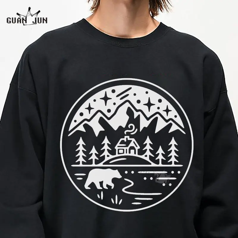 Men Harajuku Sweatshirts Cozy Cabin Camping Print Oversized Pullovers Autumn Mountain Night Hoodies for Women and Men Clothing
Men Harajuku Sweatshirts Cozy Cabin Camping Print Oversized Pullovers Autumn Mountain Night Hoodies for Women and Men Clothing