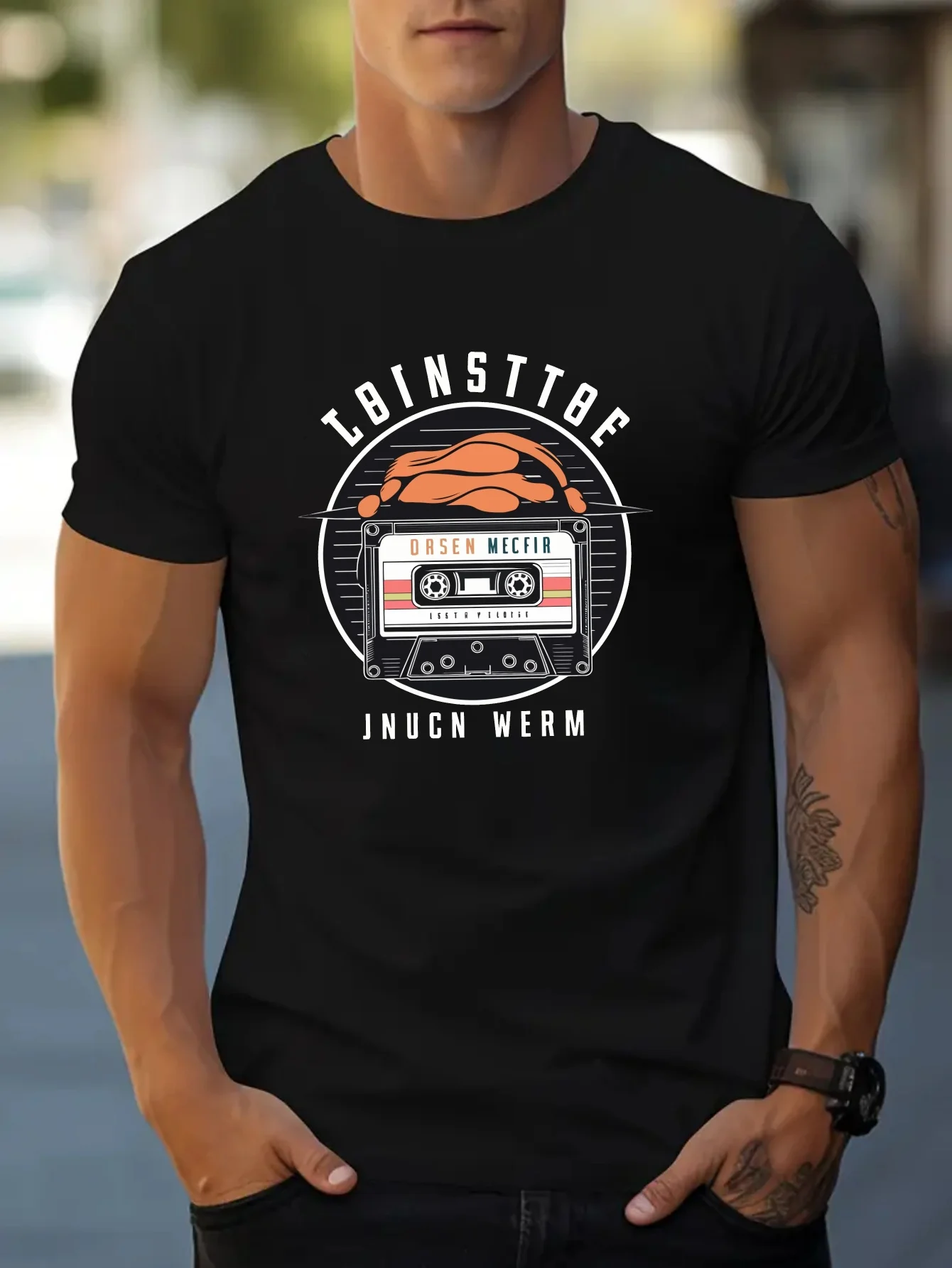 graphic Cotton short-sleeved T-shirt American fashion trendy brand printed bottoming shirt for men and teenagers spring and summ
graphic Cotton short-sleeved T-shirt American fashion trendy brand printed bottoming shirt for men and teenagers spring and summ