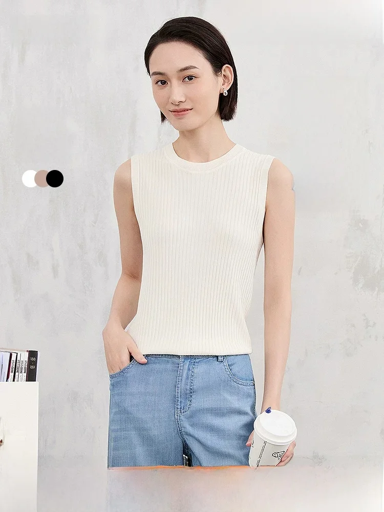Landi round Neck Sleeveless Slim Fit Knitted Sweater Women's Camisole Vest Inner Wear Spring Summer New Style High Elasticity
Landi round Neck Sleeveless Slim Fit Knitted Sweater Women's Camisole Vest Inner Wear Spring Summer New Style High Elasticity