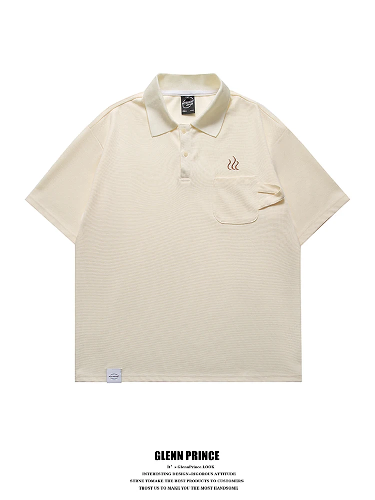 GPstudio Japanese Retro Coffee Cup Pocket Short Sleeve Shirt Men Summer Breathable Wafer Grid Collar T-shirt
GPstudio Japanese Retro Coffee Cup Pocket Short Sleeve Shirt Men Summer Breathable Wafer Grid Collar T-shirt